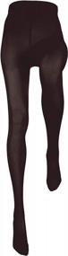 img 2 attached to Truform Women'S Compression Pantyhose, 20-30 MmHg, Opaque Hosiery Support Shaping Tights, Black, Small (0365BL-S)