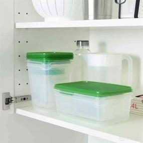 img 2 attached to 🍽️ IKEA PRUTA BPA Free Food Container Set of 17, Microwave, Freezer, and Dishwasher Safe - Available at BestShop201314