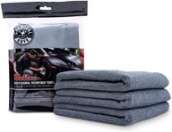 chemical guys mic35203 workhorse professional grade microfiber towel, gray (16x16 🧽 in.) (pack of 3) - high performance cleaning towel for professional use logo