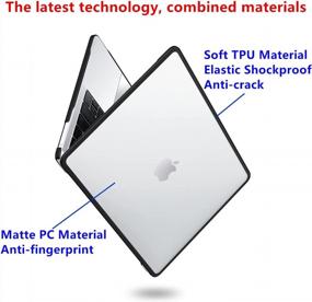 img 2 attached to Protect Your 13-Inch MacBook Air M2 2022 With Se7Enline TPU+PC Hard Shell Case & Keyboard Cover