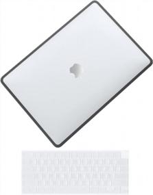 img 4 attached to Protect Your 13-Inch MacBook Air M2 2022 With Se7Enline TPU+PC Hard Shell Case & Keyboard Cover
