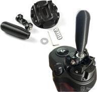 🔧 enhance your logitech shifter with obokidly diy sequential shifter knob mod: black edition accessories for g29/g25/g27 steering wheels логотип