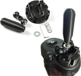 img 4 attached to 🔧 Enhance Your Logitech Shifter with Obokidly DIY Sequential Shifter Knob Mod: Black Edition Accessories for G29/G25/G27 Steering Wheels