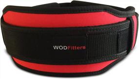 img 3 attached to WODFitters Weight Lifting Belt For Men & Women – Premium Quality, Durable, Breathable Material – Lightweight, Adjustable Design – Ideal For Cross Training & Lifting