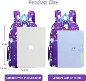 img 2 attached to 🎒 Preschool Toddler Backpacks for Kindergarten Schoolbag - Perfect Kids' School Backpacks