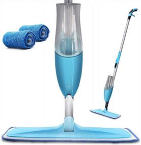 img 4 attached to Efficient Cleaning Made Easy With Yocada Microfiber Spray Mop And Washable Pads For Any Floor Type