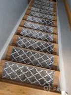 картинка 1 прикреплена к отзыву Upgrade Your Stair Safety With SUSSEXHOME Polypropylene Carpet Strips - Easy To Install Runner Rugs W/ Double Adhesive Tape - Set Of 7 Decorative Mats In Brown от Philip Berry
