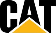 caterpillar black white letters sticker exterior accessories logo