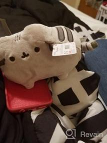 img 6 attached to Cute And Cuddly: GUND Pusheen Plush Stuffed Animal Cat - 6 IN Gray