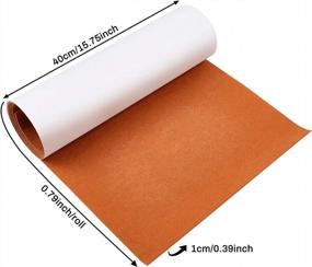 img 3 attached to Самоклеящаяся подкладка для полки из войлочной ткани BENECREAT - коричневый, толщина 1 мм