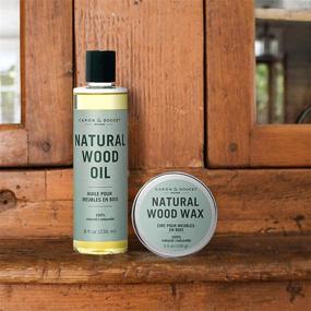 img 2 attached to 🍊 Caron & Doucet - Natural Wood Conditioning Oil and Wax Bundle - 100% Plant Based Polish & Conditioner - Orange Scent - Ideal for Furniture Care - 8oz