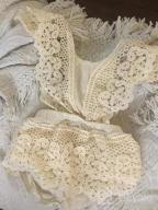 img 1 attached to Chic Baby Girl Lace Romper For Boho Style Newborn Photography Outfits review by Tracy Heidebrink