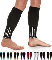 newzill compression calf sleeves (20-30mmhg) for men and women - ideal alternative to compression socks, perfect for running, shin splints, medical needs, travel, and nursing логотип
