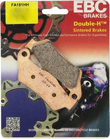 img 2 attached to 🔥 High Performance EBC Brakes FA181HH Disc Brake Pad Set - Black, One-Size: The Ultimate Choice for Superior Stopping Power