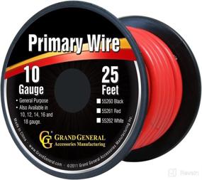 img 1 attached to 🔴 Grand General 55261 Red 10-Gauge Primary Wire: Premium Quality for Superior Performance