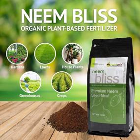 img 2 attached to 10 фунтов органического удобрения и улучшения почвы Neem Bliss Premium - натуральная мука из семян нима для защиты сада.