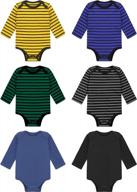 soft & cozy thermal bodysuits for baby boys and girls - 6 pack by cooraby logo