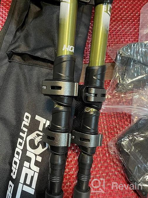 img 1 attached to Experience Unmatched Stability On Your Next Adventure With Foxelli Collapsible Trekking Poles review by David Carter