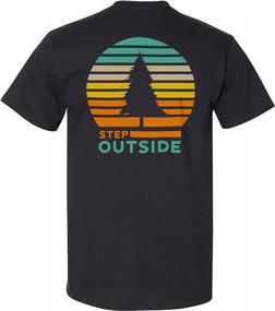 img 4 attached to Experience The Beauty Of Northwoods With Venado'S Mens Graphic Tees - Northwoods Sunset T-Shirt