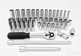 img 1 attached to 🔧 CTA Tools 10100-69 Pc. Euro-Metric Tool Set - Compact and Versatile 3/8" Drive