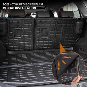 img 1 attached to 🔒 Ultimate Protection: Bomely Fit 2019-2022 Rav4 Floor Mats & Cargo Liner Set - All-Weather Toyota Rav4 Accessories!