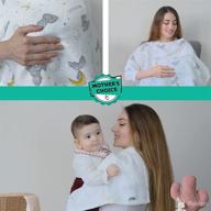 🤱 go mommy muslin nursing cover: breathable & lightweight cotton apron for breastfeeding essentials - ensuring mom's privacy & comfortable baby feeding scarf - embracing mother's love in breastfeeding логотип