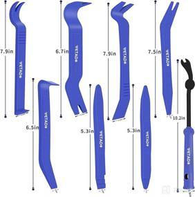 img 3 attached to 🔧 Wetado Trim Removal Tool Set: Car Upholstery Repair Kit with Auto Clip Pliers - 8PCS (Dark Blue)