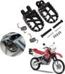 motorcycle footpegs pedals crf230l crf1000l logo