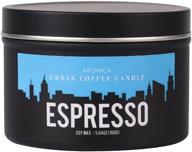 premium scented coffee soy candles with cotton wick - long-lasting espresso fragrance for home decor logo