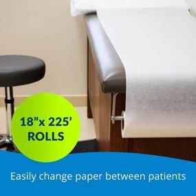 img 2 attached to Avalon Papers Barrier Exam Table Paper - White, 18" X 225”, Pack Of 12 - Standard Smooth Paper For Medical Supplies (513)