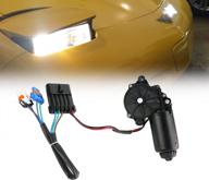 upgrade your chevy corvette c5 2000-2004 with pacewalker's high-quality right passenger side headlight headlamp motor replacement: replaces 10351400, 16530236, 49130 logo