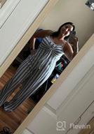 img 1 attached to Women'S Sexy Striped Jumpsuit With Tie Bowknot - SheKiss Summer Rompers review by Justin Ritter