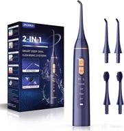 ultimate dental care: waterproof rechargeable electric toothbrush with irrigator - complete oral hygiene solution logo