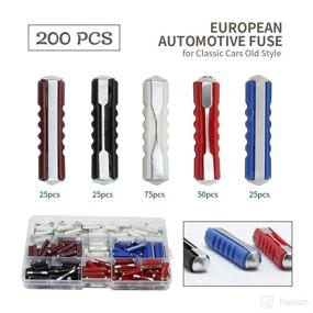 img 1 attached to European Torpedo Type Car Fuses for Classic Cars - 5A 8A 16A 25A 40A (200Pcs)