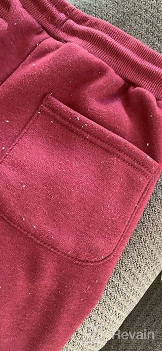 img 1 attached to 🌌 Stay Cozy and Stylish with Galaxy Harvic Fleece Active Pockets Boys' Clothing review by Eric Jackson