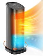 stay warm and safe with our 1500w portable tower space heater - 3 modes, thermostat, remote, timer, and 90° oscillation for home, indoor, and office use logo