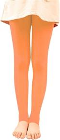 img 4 attached to BaiX Little Stirrup Leggings Panty Hose Girls' Clothing - Socks & Tights