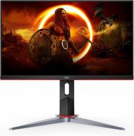 🖥️ aoc 24g2s frameless adaptive sync height adjustable gaming monitor flat - 165hz, 1920x1080p, pivot, high performance logo