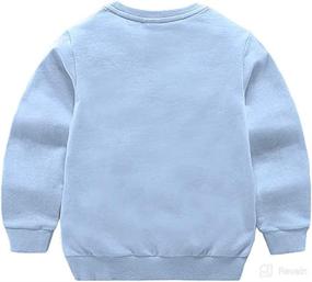 img 2 attached to HAXICO Pullover Sweatshirt Toddler Crewneck Apparel & Accessories Baby Girls best: Clothing