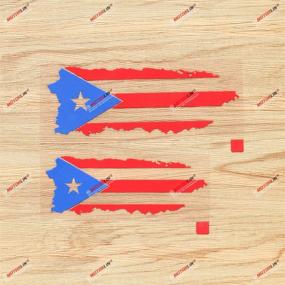 img 4 attached to Puerto Rican Outline Decal Sticker