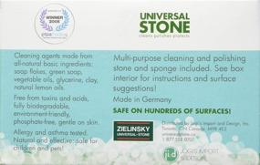 img 3 attached to Universal Stone - Eco-Friendly All-Purpose Stone for Foam Cleaning, Polishing, Protection. Includes Sponge. Biodegradable Formula (650g)