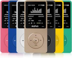 img 1 attached to Gold MYMAHDI MP4 Player With 8GB Storage, TF Card Support, Photo Viewer, E-Book Reader, And Voice Recorder - Portable Music And Video Player