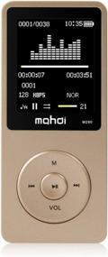 img 4 attached to Gold MYMAHDI MP4 Player With 8GB Storage, TF Card Support, Photo Viewer, E-Book Reader, And Voice Recorder - Portable Music And Video Player