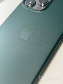 img 7 attached to 📱 Улучшите свой iPhone 13 Pro Max с кожаным чехлом Apple с технологией MagSafe в оттенке Полуночи!