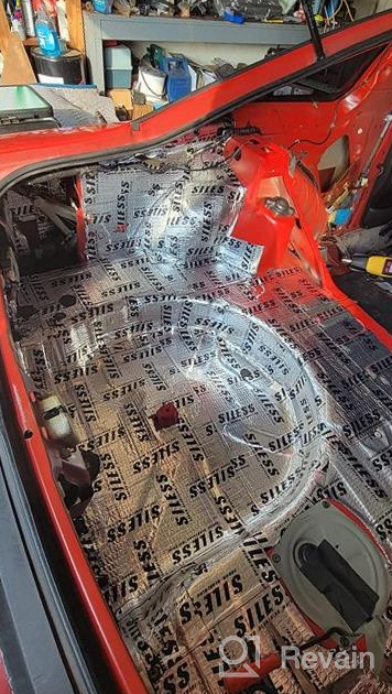 img 1 attached to Siless 80 Mil (2Mm) 36 Sqft Car Sound Deadening Mat - Butyl Automotive Sound Deadener - Noise Insulation And Vibration Dampening Material (36 Sqft) review by Dinero Bentz