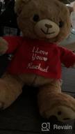 img 1 attached to Customized Valentine'S Plush: DIBSIES Teddy Bear With Personalized 'I Love You' review by Michael Alves