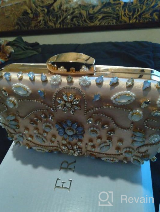 img 1 attached to Stunning Crystal Beaded Evening Clutch By Tanpell - Perfect For Weddings And Special Occasions review by Rich Shankar