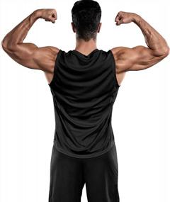 img 1 attached to Men'S Moisture-Wicking Mesh Muscle Tank Top - Ideal For Gym, Fitness Training, And Athletic Workouts - Y-Back Design, Available In 1~3 Pack