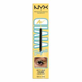img 1 attached to Get Noticed With NYX Professional Makeup'S Vivid Brights Liquid Liner In Had Me At Yellow: Smear-Resistant And Precise Eyeliner For Eye-Catching Looks