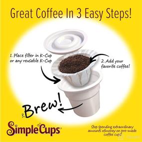 img 2 attached to ☕️ Simple Cups: 100 Compatible Keurig Brewer Replacement Filters - Use Your Own Coffee - Easy Disposal